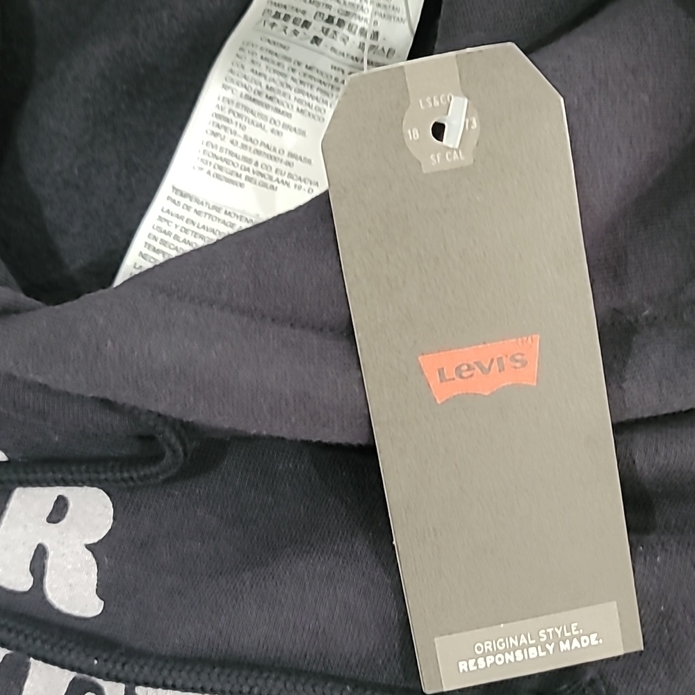 Levi's®Our Mother Graphic Cropped Hoodie Size L - Picture 10 of 14